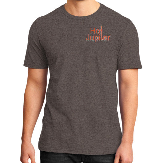 District T-Shirt (on man) Heather brown Green World Productions