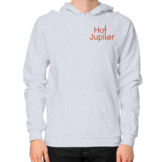 Hoodie (on man) Heather grey Green World Productions