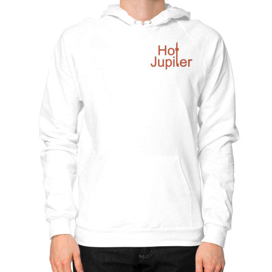 Hoodie (on man) White Green World Productions
