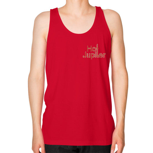 Unisex Fine Jersey Tank (on man) Red Green World Productions