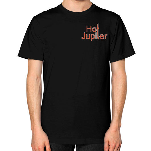 Unisex T-Shirt (on man) Black Green World Productions