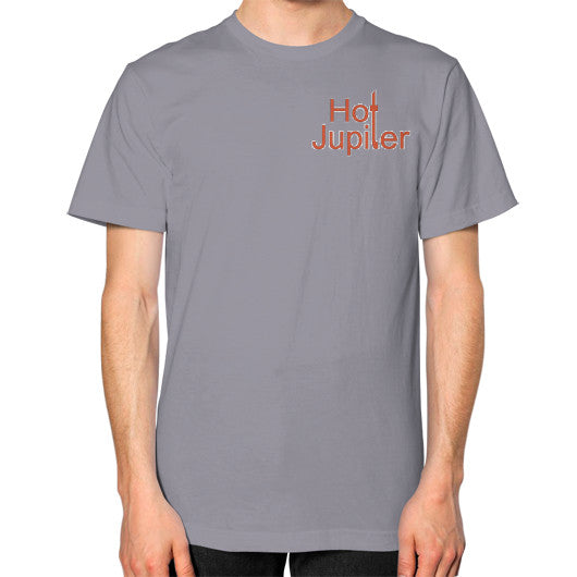 Unisex T-Shirt (on man) Slate Green World Productions