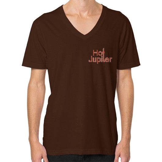 V-Neck (on man) Brown Green World Productions
