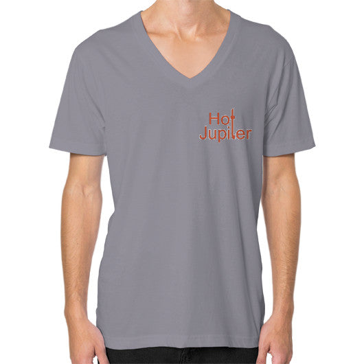 V-Neck (on man) Slate Green World Productions