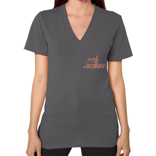 V-Neck (on woman) Asphalt Green World Productions