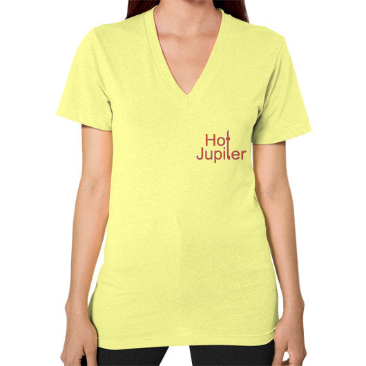V-Neck (on woman) Lemon Green World Productions
