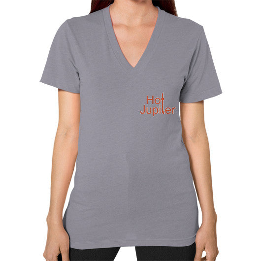 V-Neck (on woman) Slate Green World Productions