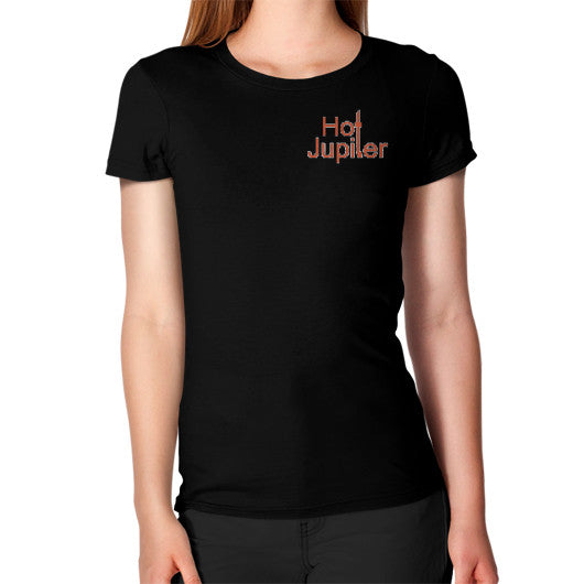 Women's T-Shirt Black Green World Productions