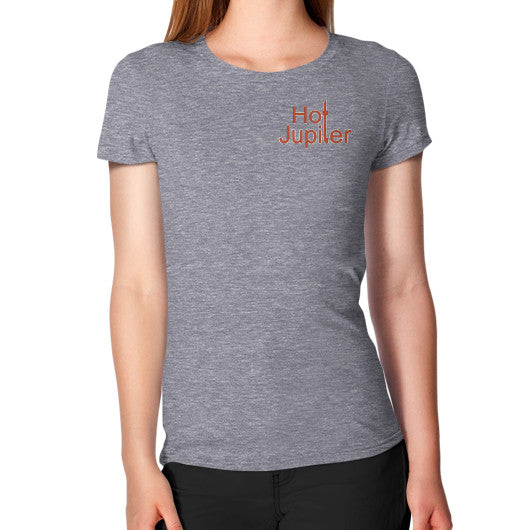 Women's T-Shirt Tri-Blend Grey Green World Productions