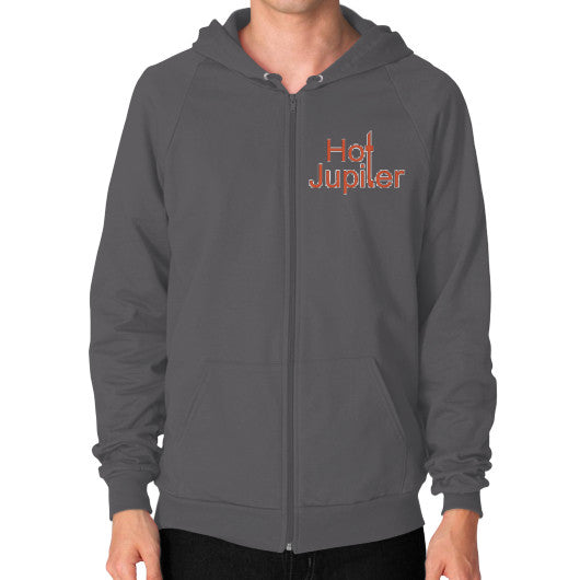 Zip Hoodie (on man) Asphalt Green World Productions