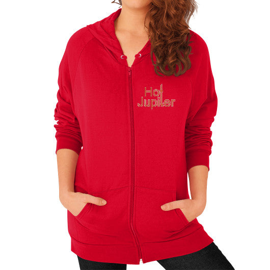 Zip Hoodie (on woman) Red Green World Productions